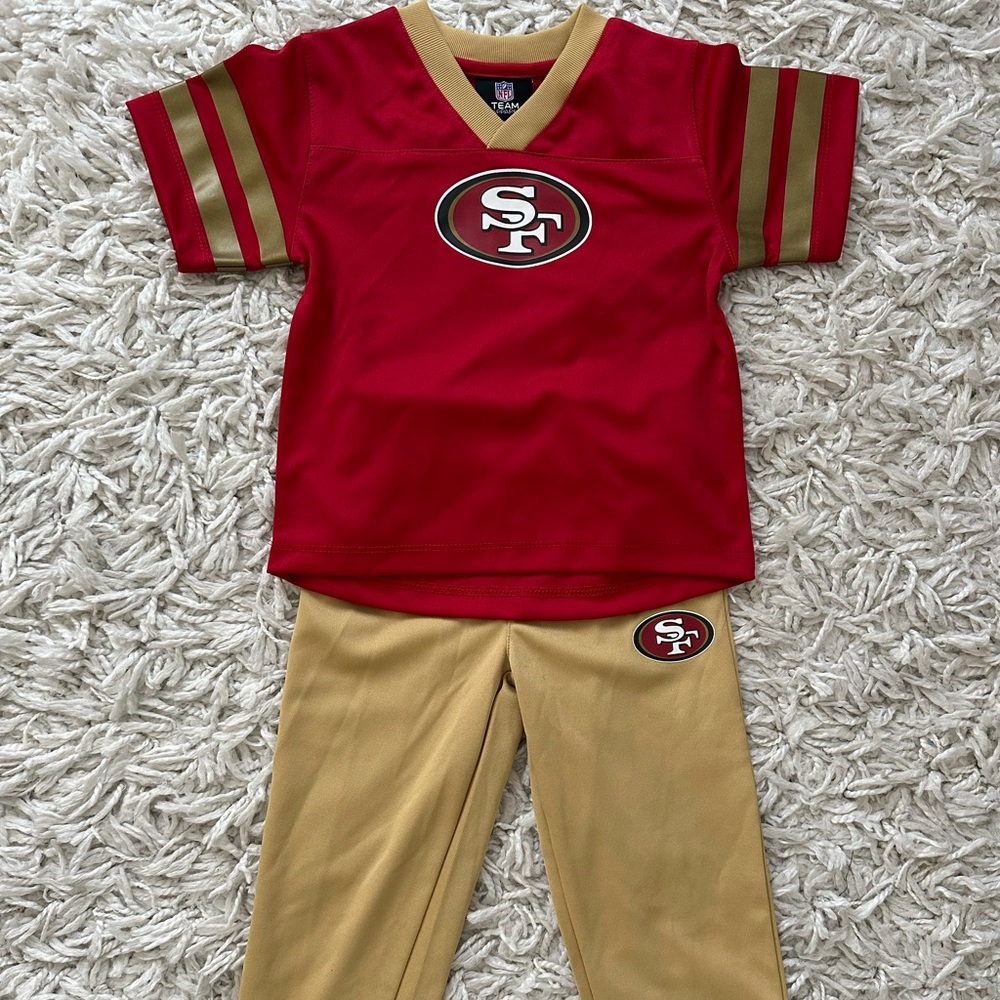 NFL 49er’s Toddler Boy 2 piece set